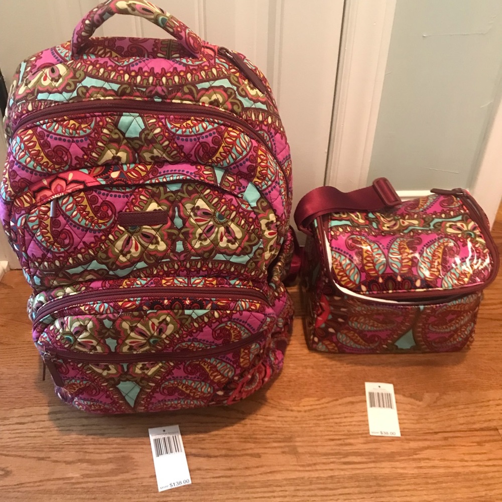 Vera Bradley Large Essential Backpack & Lunchbox